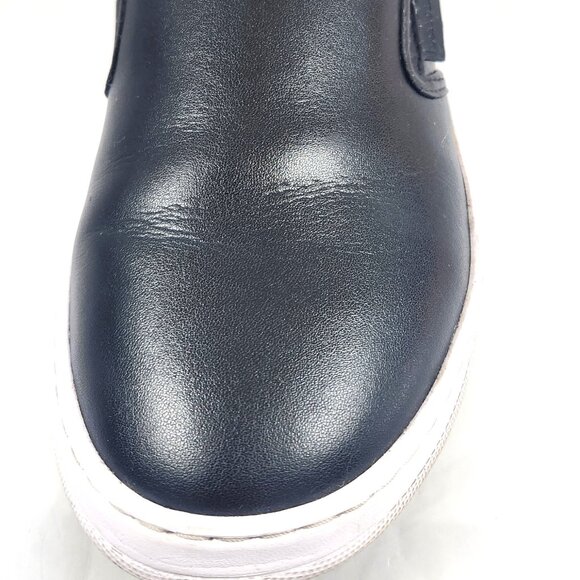 Coach Walker Slip On Women's Leather Sneakers C Logo Comfort Shoes Black Size 8B - Picture 9 of 16